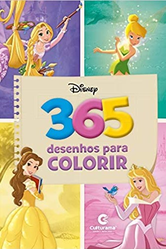 «365 Desenhos para Colorir - Princesas Disney, Amarelo» Culturama